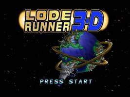 Lode Runner 3-D Title Screen